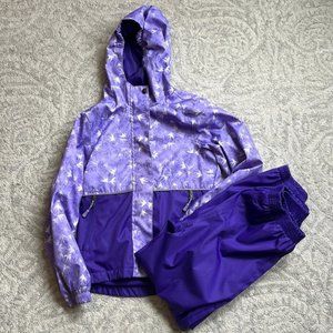 Girls Splash Suit Lined Purple Size 7/8